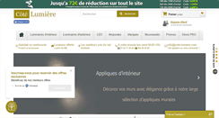 Desktop Screenshot of cote-lumiere.com